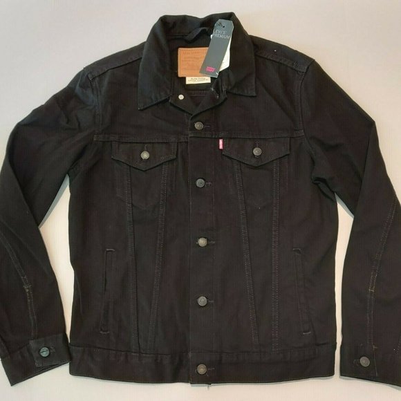 Levi's Other - Levis Premium Black NYC Trucker Jean Jacket Mens